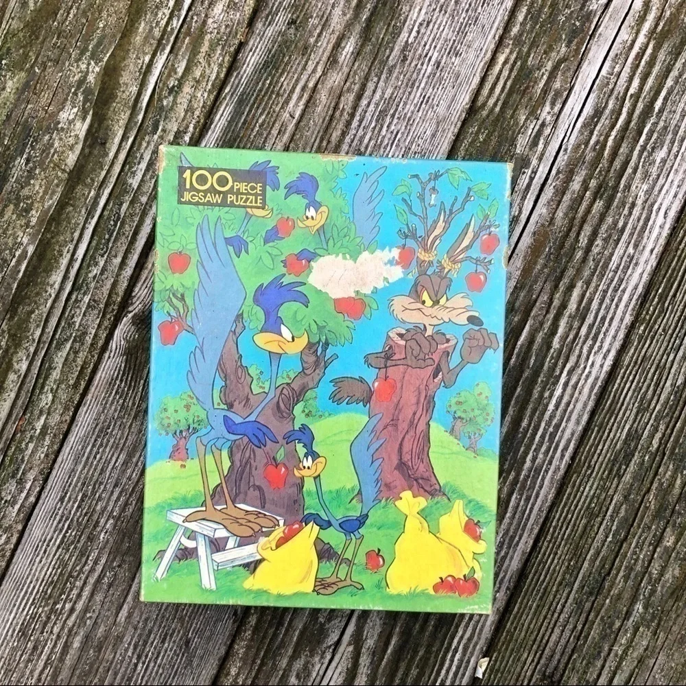 Vintage Road Runner Puzzle - Complete Warner Bros Kids Toy